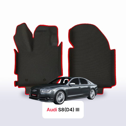 Car mats EVAMATS for Audi S8(D4) 3 gen 2012-2017 year SEDAN