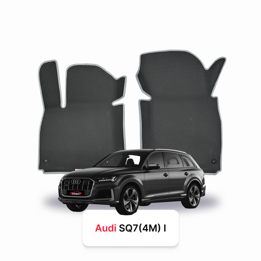 Car mats EVAMATS for Audi SQ7 (4M) 1 gen 2016-2025 year SUV 7 seater
