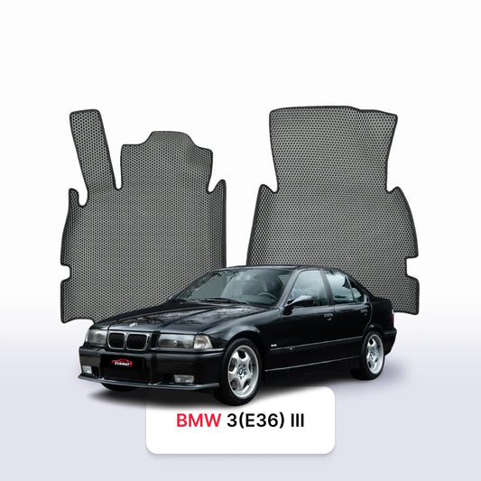 Car mats EVAMATS for BMW 3(E36) 3 gen 1990-1999 year SEDAN