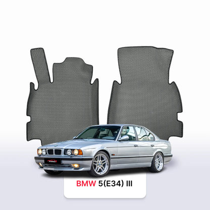 Car mats EVA for BMW 5(E34) 3 gen 1987-1996 year SEDAN