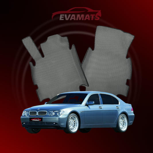 Alfombrillas de coche EVAMATS para BMW 7 (E66) 4ª generación año 2001-2008 SEDAN LONG