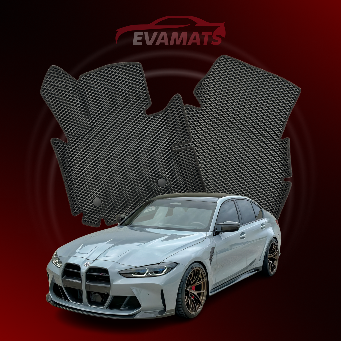 Autokoberce EVAMATS pro BMW M3(G80) 6 gen 2020-2025 rok SEDAN