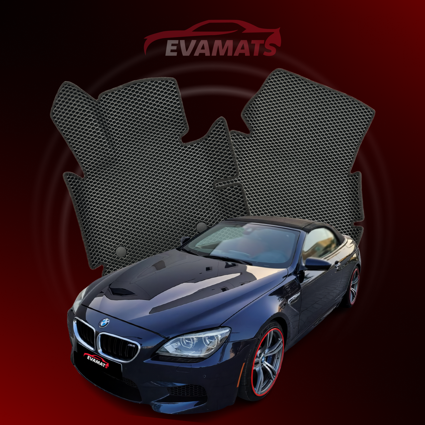 Autokoberce EVAMATS pre BMW M6(F12) 3 gen 2012-2018 rok CABRIO