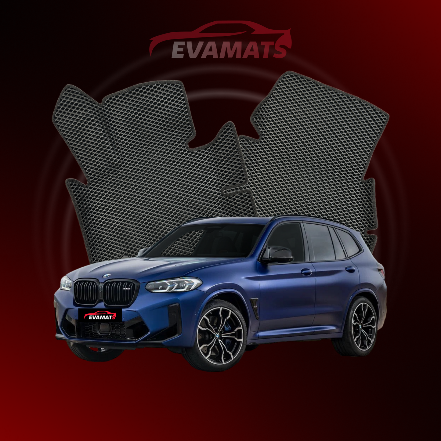 Tapis de voiture EVAMATS pour BMW X3 M(F97) 1 gen 2019-2025 année SUV