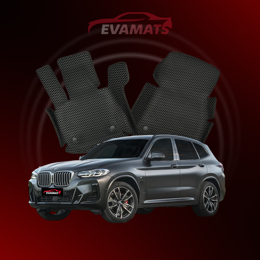 Car mats EVAMATS for BMW X3(G01) 3 gen 2017-2025 year SUV