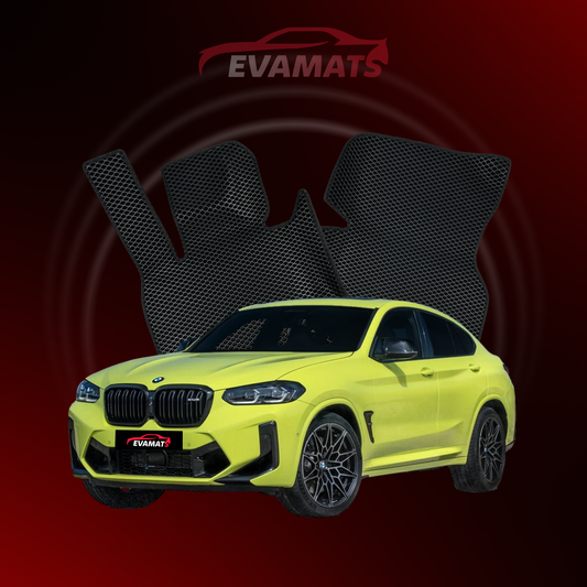 Car mats EVAMATS for BMW X4 M(F98) 1 gen 2019-2023 year SUV