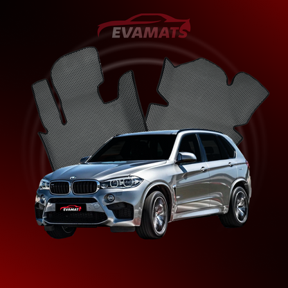 Car mats EVAMATS for BMW X5 M(F85) 2 gen 2014-2018 year SUV 7 seater