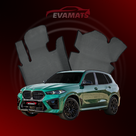 Car mats EVAMATS for BMW X5 M(F95) 3 gen 2019-2025 year SUV 7 seater