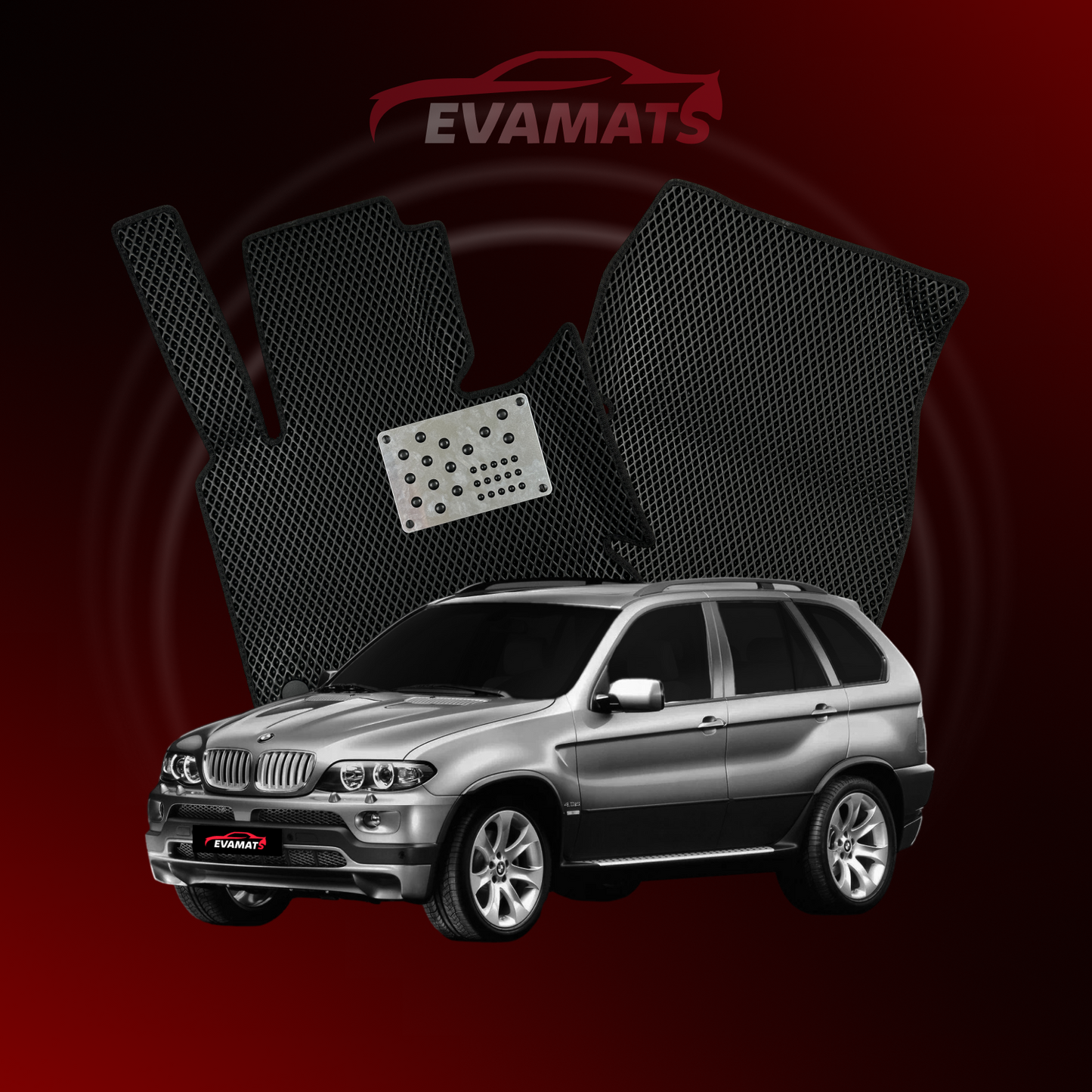 Autokoberce EVAMATS pro BMW X5(E53) 1 gen 1999-2006 SUV