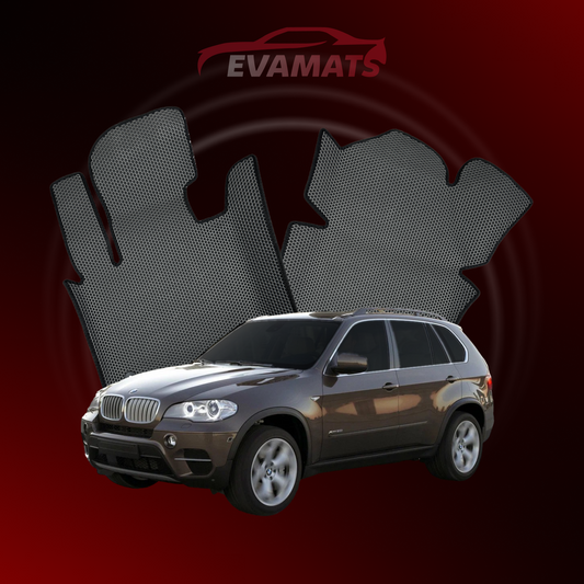 Fußmatten EVAMATS für BMW X5(E70) 2. Generation 2006–2013, SUV, 7-Sitzer