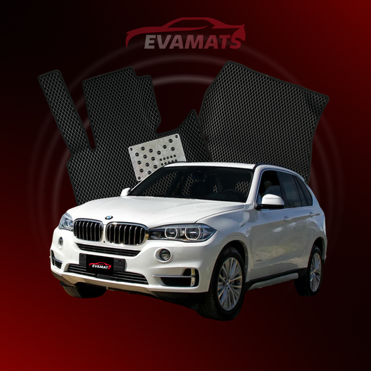 Car mats EVAMATS for BMW X5(F15) 3 gen 2013-2018 year SUV