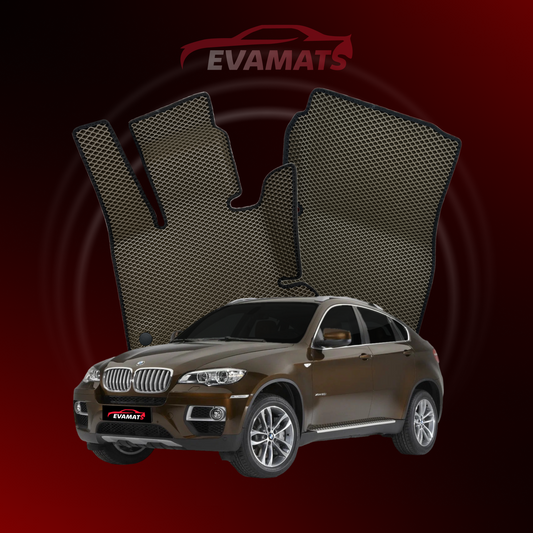 Tapis de voiture EVAMATS pour BMW X6(E71) 1 génération 2007-2014 rok SUV