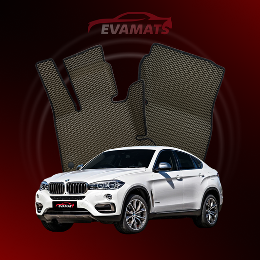 Tapis de voiture EVAMATS pour BMW X6(F16) 2 génération 2014-2019 rok SUV