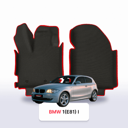 Car mats EVAMATS for BMW 1(E81) 1 gen 2004-2011 year HATCHBACK 3 door