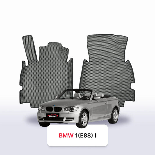 Car mats EVAMATS for BMW 1(E88) 1 gen 2004-2014 year CABRIO