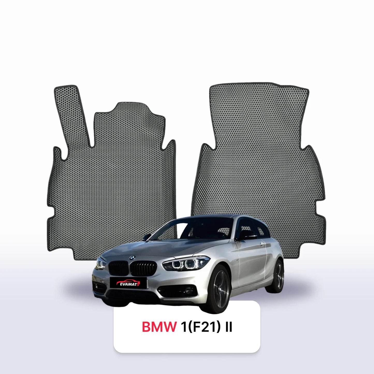 Car mats EVAMATS for BMW 1(F21) 2 gen 2011-2019 year HATCHBACK 3 door