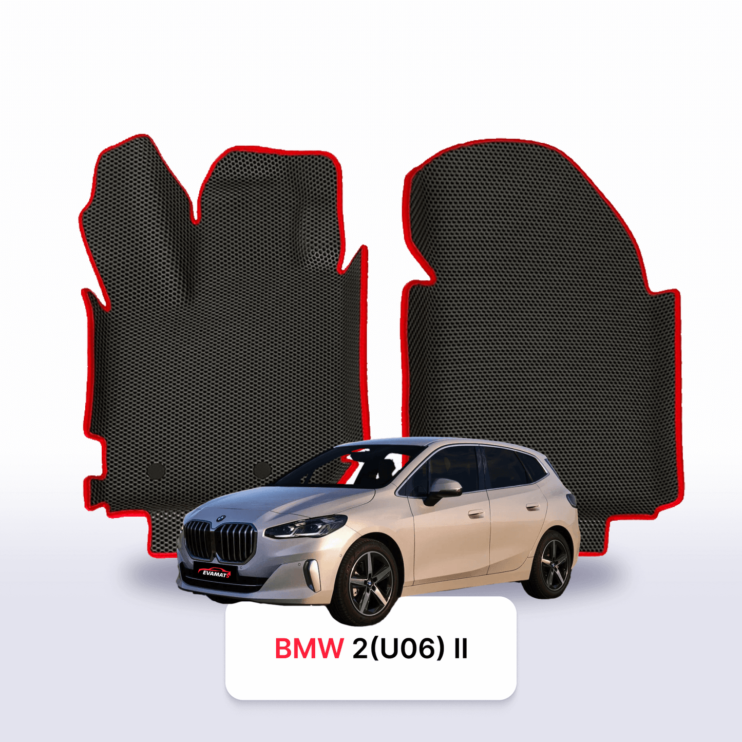 Car mats EVAMATS for BMW 2 Active Tourer(U06) 2 gen 2021-2025 year MINIVAN