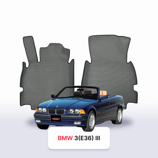 Car mats EVAMATS for BMW 3(E36) 3 gen 1990-1999 year CABRIO