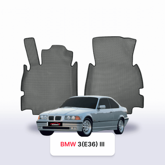 Car mats EVAMATS for BMW 3(E36) 3 gen 1990-1999 year COUPE