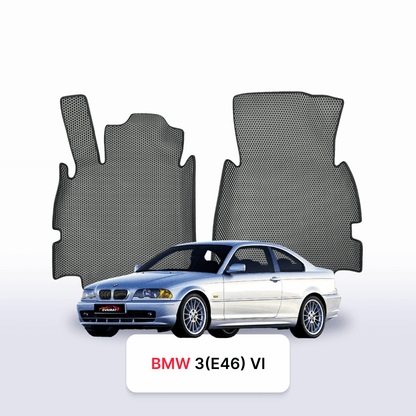 Car mats EVAMATS for BMW 3(E46) 4 gen 1998-2007 year COUPE