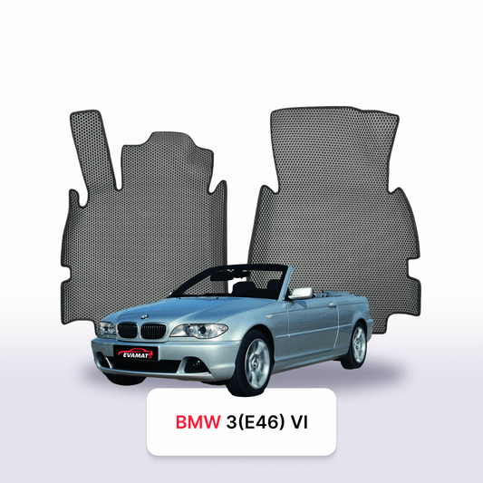 Car mats EVAMATS for BMW 3(E46) 4 gen 1998-2007 year CABRIO