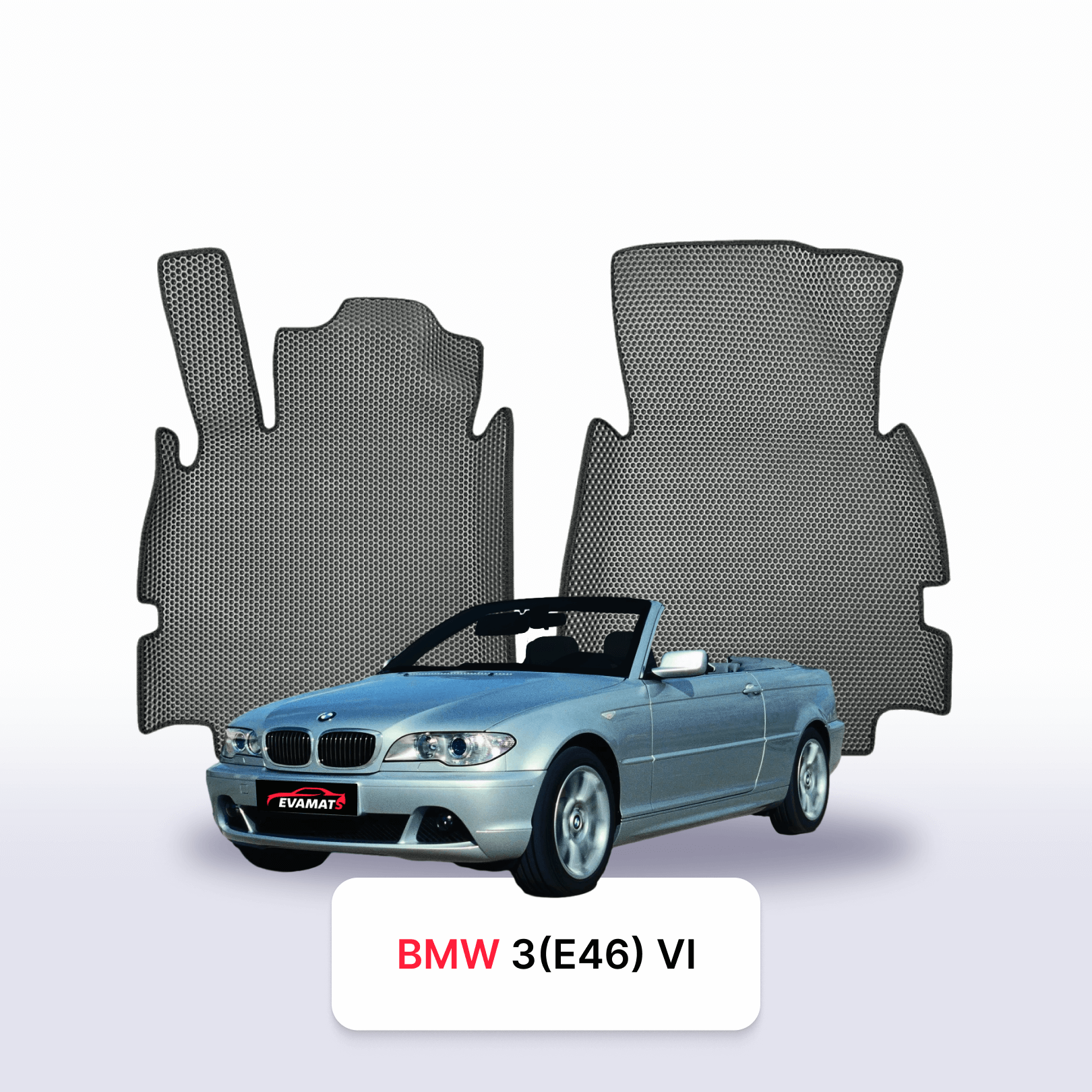 Car mats EVA for BMW 3(E46) 4 gen 1998-2007 year CABRIO