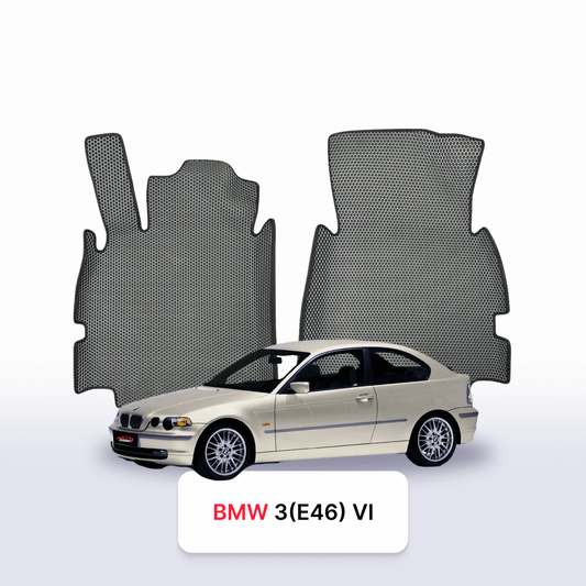 Car mats EVAMATS for BMW 3(E46) 4 gen 2001-2007 year COMPACT HATCHBACK 3 door