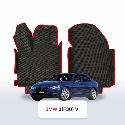 Car mats EVAMATS for BMW 3(F30) 6 gen 2011-2020 year SEDAN