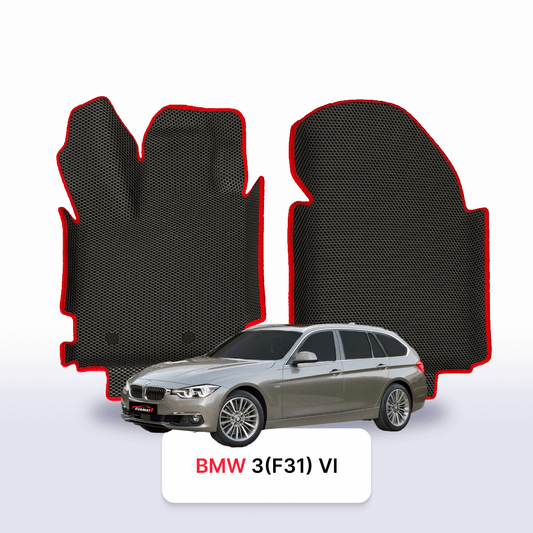 Car mats EVAMATS for BMW 3(F31) 6 gen 2011-2018 year STATION WAGON