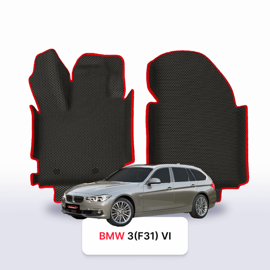 Car mats EVAMATS for BMW 3(F31) 6 gen 2011-2020 year STATION WAGON