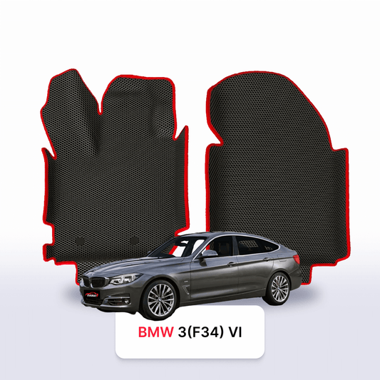 Car mats EVAMATS for BMW 3(F34) 6 gen 2011-2018 year GRAN TURISMO LIFTBACK