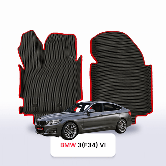 Car mats EVAMATS for BMW 3(F34) 6 gen 2011-2020 year GRAN TURISMO LIFTBACK