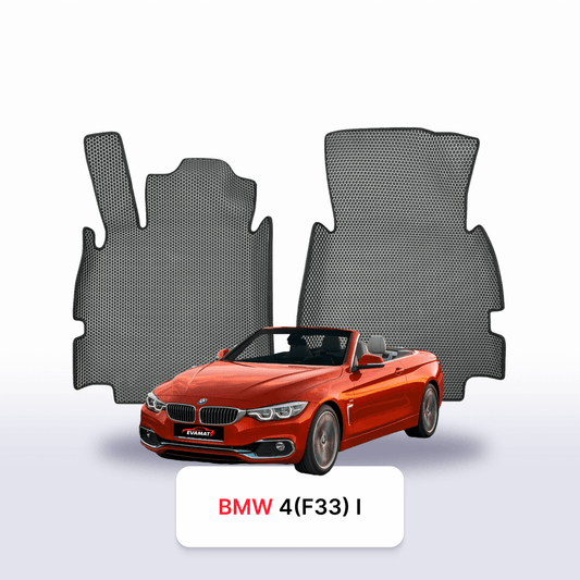 Car mats EVAMATS for BMW 4(F33) 1 gen 2013-2020 year CABRIO