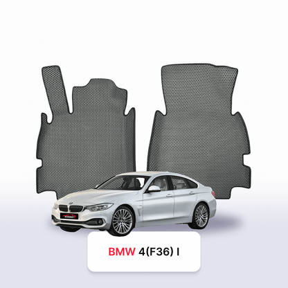 Car mats EVAMATS for BMW 4(F36) 1 gen 2013-2020 year GRAN COUPE LIFTBACK
