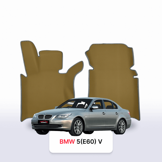 Car mats EVAMATS for BMW 5 (E60) 5 gen 2003-2010 year SEDAN