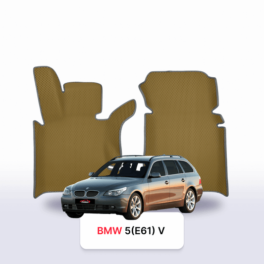 Car mats EVAMATS for BMW 5 (E61) 5 gen 2003-2010 year STATION WAGON