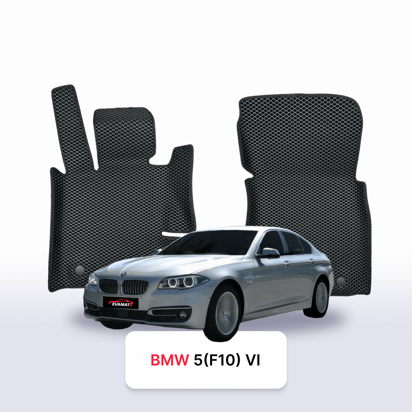 Car mats EVAMATS for BMW 5 (F10) 6 gen 2009-2017 year SEDAN