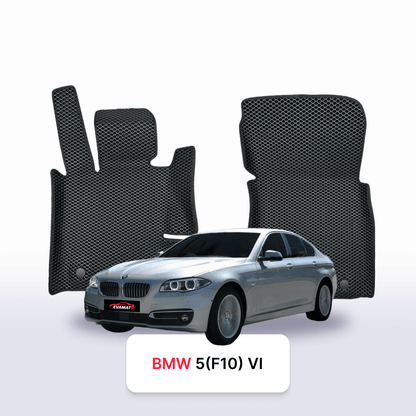Car mats EVAMATS for BMW 5 (F10) 6 gen 2009-2017 year SEDAN