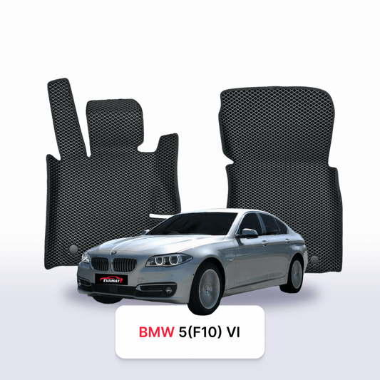 Car mats EVAMATS for BMW 5 (F10) 6 gen 2009-2017 year SEDAN