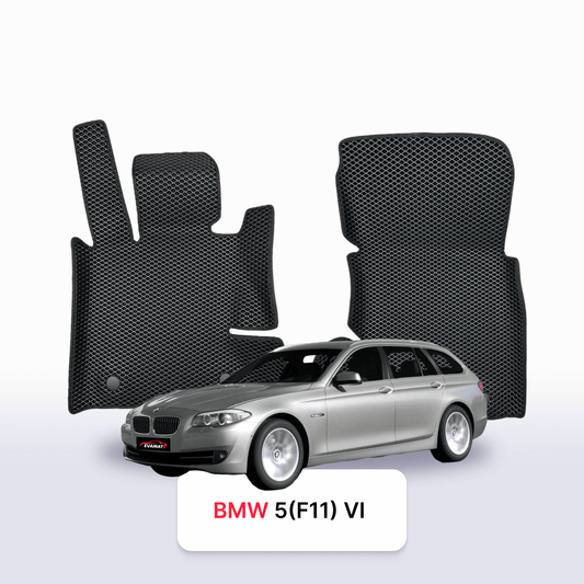 Car mats EVAMATS for BMW 5 (F11) 6 gen 2009-2017 year STATION WAGON