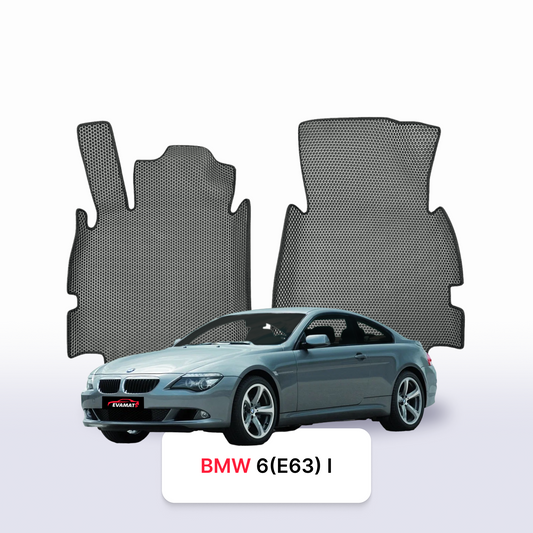 Car mats EVAMATS for BMW 6 (E63) 1 gen 2003-2010 year COUPE