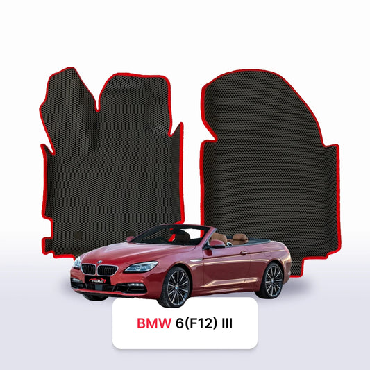 Car mats EVAMATS for BMW 6 (F12) 3 gen 2011-2019 year CABRIO