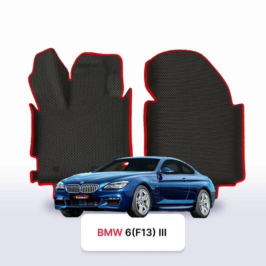 Car mats EVAMATS for BMW 6 (F13) 3 gen 2011-2019 year COUPE