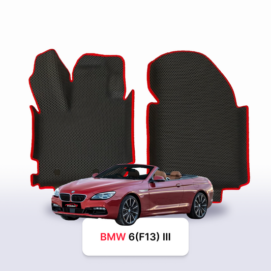 Car mats EVAMATS for BMW 6 (F13) 3 gen 2011-2018 year CABRIO
