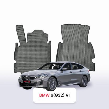 Car mats EVAMATS for BMW 6 (G32) 4 gen 2017-2023 year GRAN TURISMO LIFTBACK
