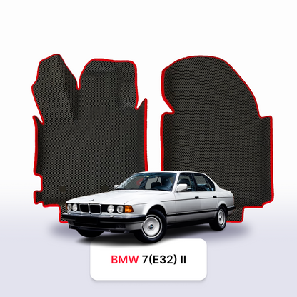 Car mats EVAMATS for BMW 7(E32) 2 gen 1986-1994 year SEDAN