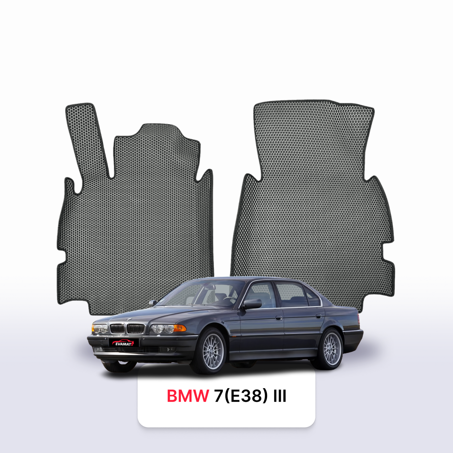 Car mats EVAMATS for BMW 7(E38) 3 gen 1994-2001 year SEDAN