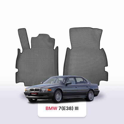 Car mats EVAMATS for BMW 7(E38) 3 gen 1994-2001 year SEDAN