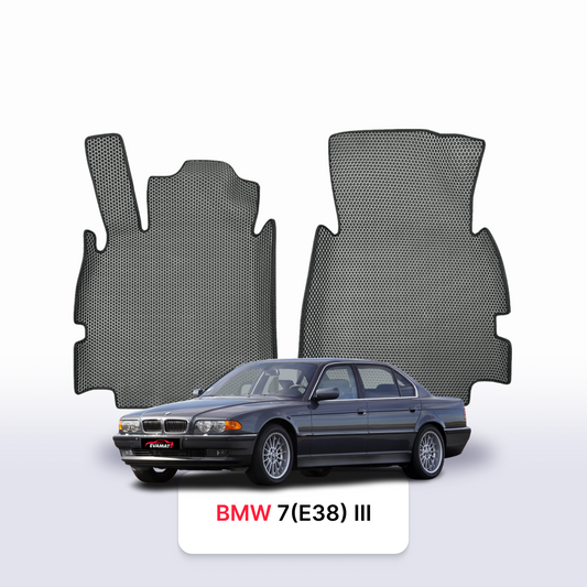 Car mats EVAMATS for BMW 7(E38) 3 gen 1994-2001 year SEDAN