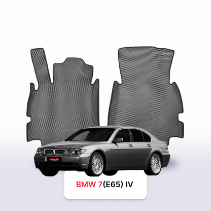 Car mats EVAMATS for BMW 7 (E65) 4 gen 2001-2008 year SEDAN